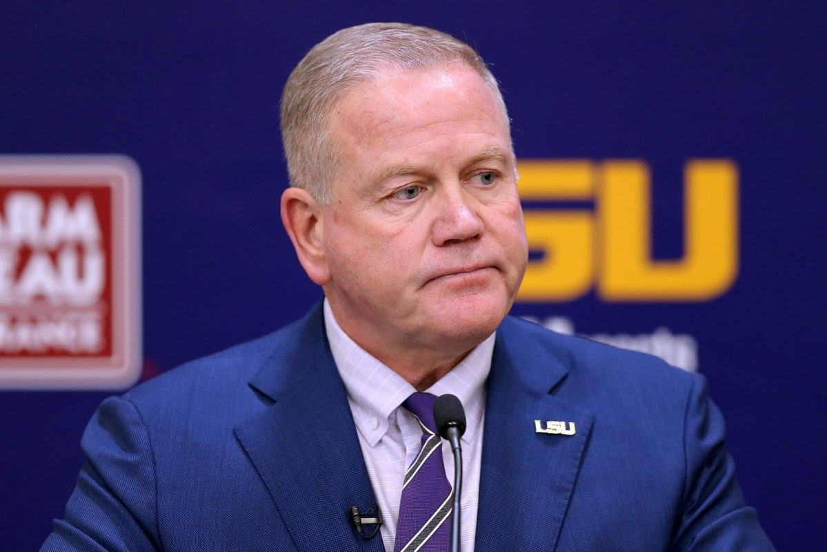 Brian Kelly Addresses Public, LSU Players After JT Lindsey's Arrest