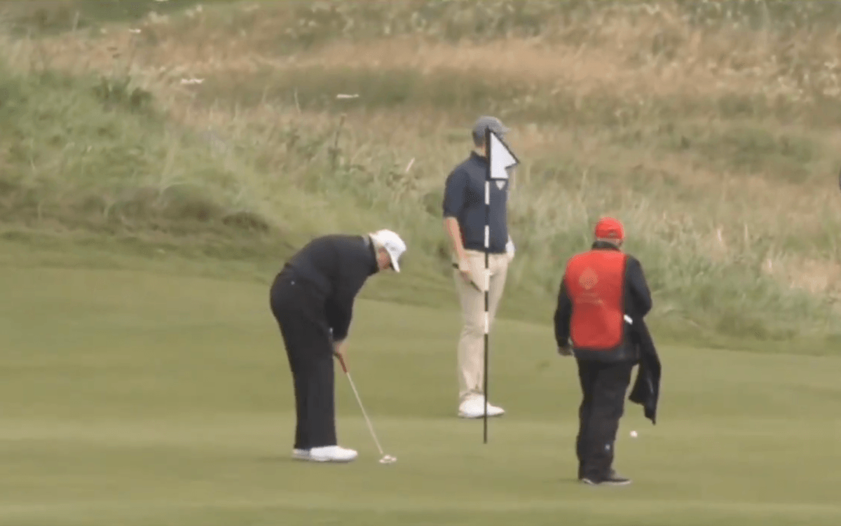 Golf Community In Agreement On President Trump's Controversial Putt