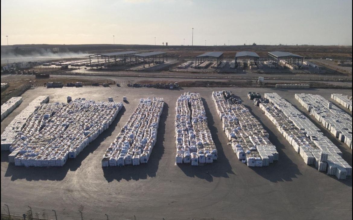 Israel gives tour of UN aid left ‘rotting' in Gaza