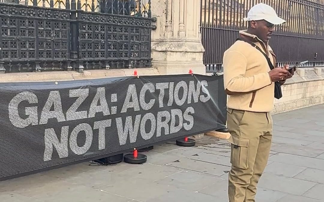 Doctor Who star spoke at pro-Palestinian protest