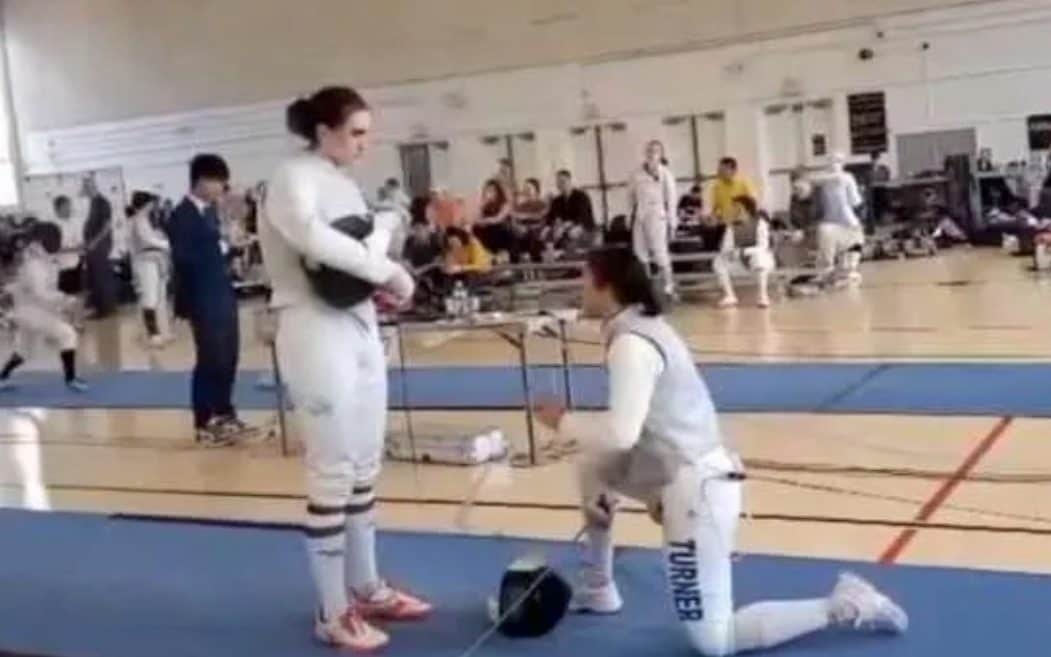 Transgender row fencer: ‘Wear a wig and you can compete against women. No one checks hormone levels'