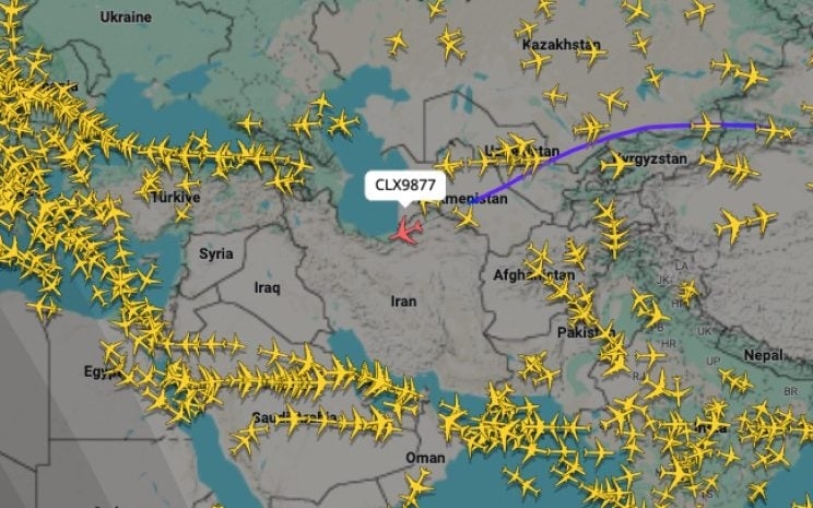 China sends mystery transport planes into Iran