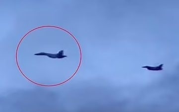 Nato and Russian fighter jets face-off over Baltic Sea