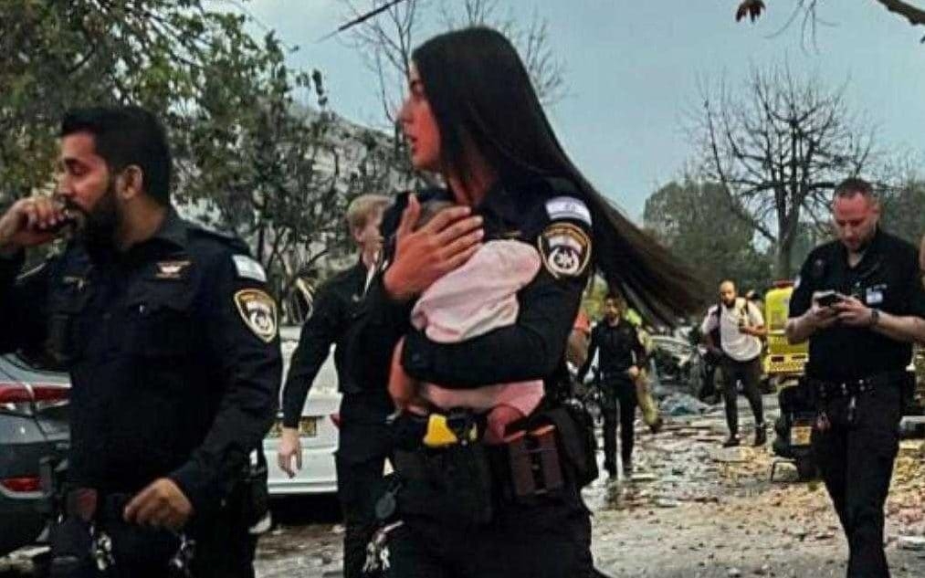 Three-month-old baby pulled out of rubble alive after Iran strikes Israel