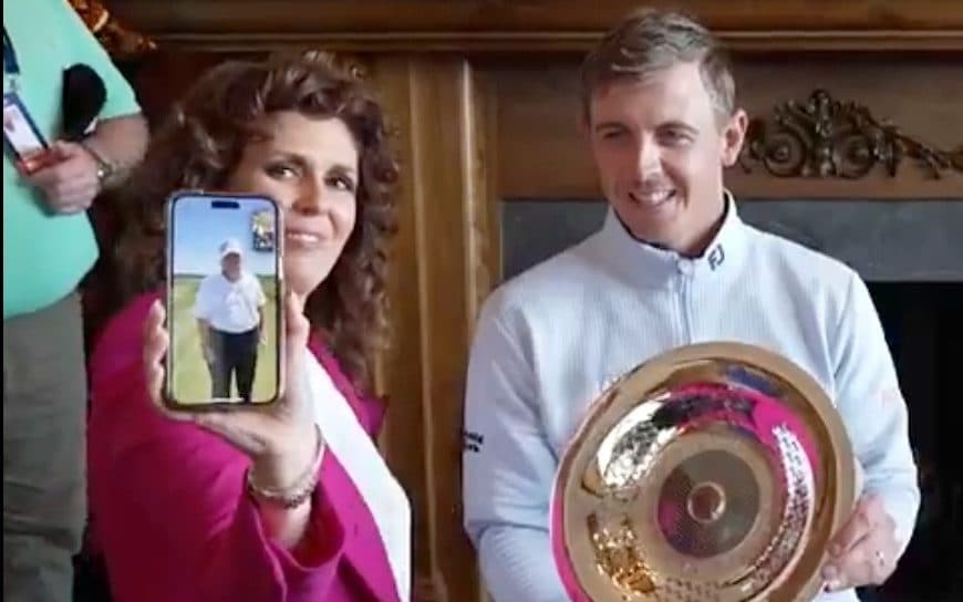 Watch: Donald Trump's surprise FaceTime call to journeyman golfer after win on President's course