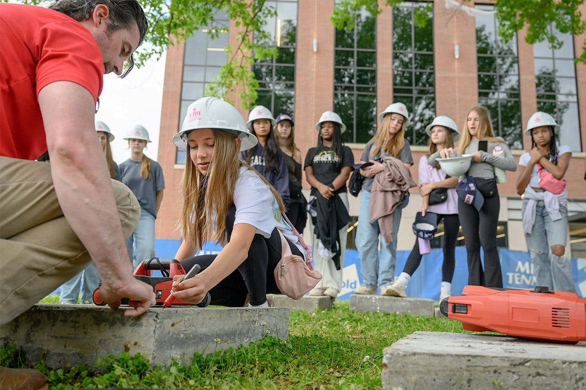 MTSU Mondays: Concrete workshop empowers girls; Center joins Opry for Army's 250th