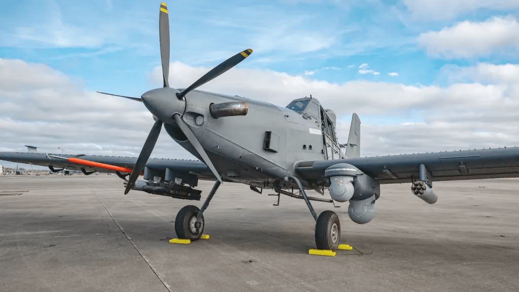 First OA-1K Skyraider II Handed Over To Air Force Special Operations Command