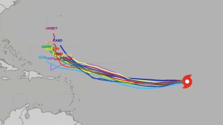 Tropical Storm Erin Maps Tracker: Spaghetti Models, Forecasts And More