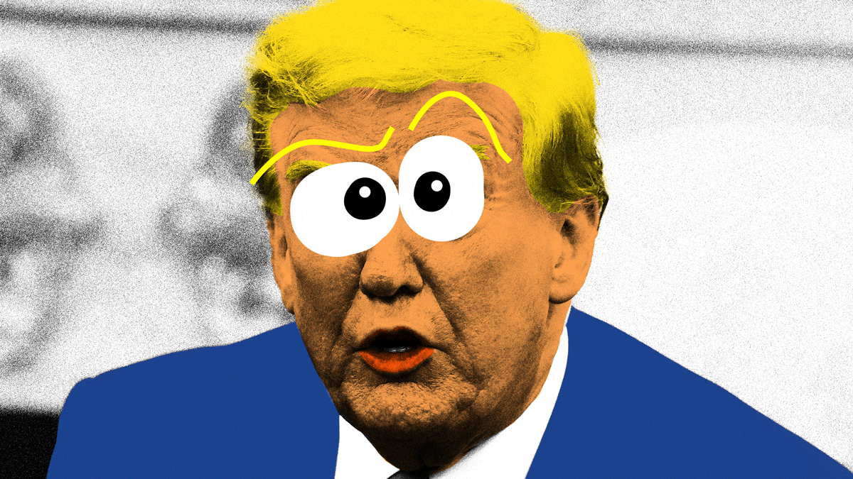 Trump, 79, Can't See World Leader Right in Front of Him