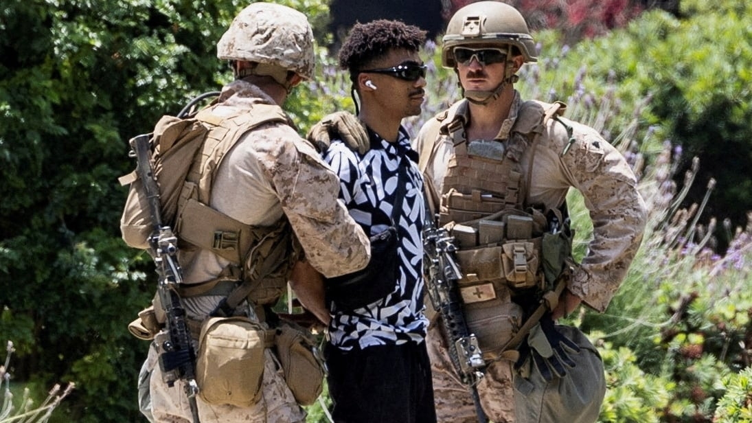 Trump's L.A. Marines Zip-Tie Veteran in First Ever Detention