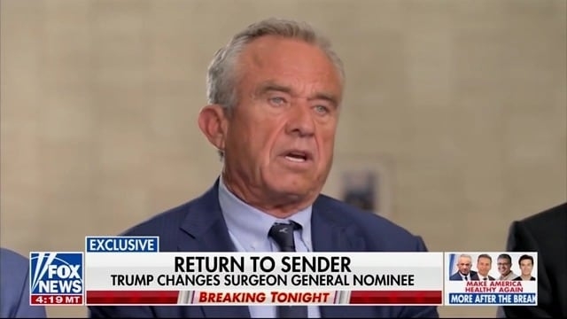 RFK Jr. Confronted With Surgeon General Pick's Lack of Cred