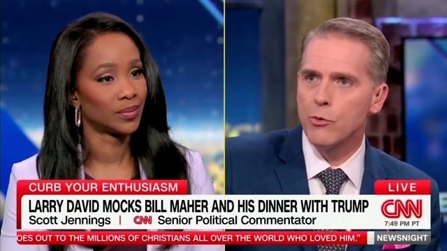 CNN's MAGA Panelist Rages at Larry David's Op-Ed Mocking Bill Maher