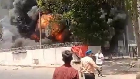 Unbelievable New Video Shows Sole Survivor Calmly Walk Away From Flaming Air India Wreckage