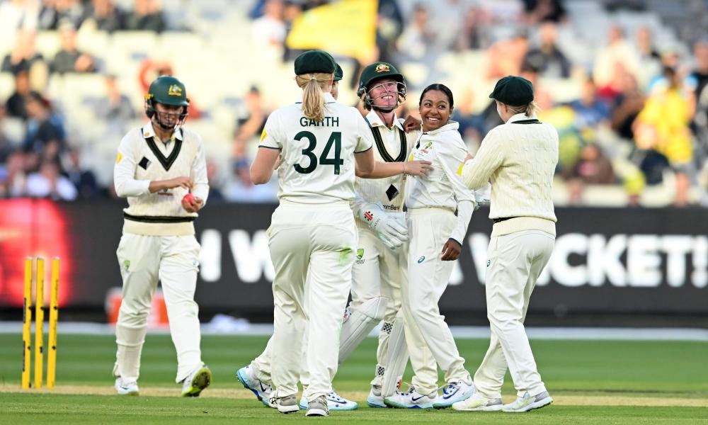 Australia's King spins web that beguiles England's batters in women's Ashes Test