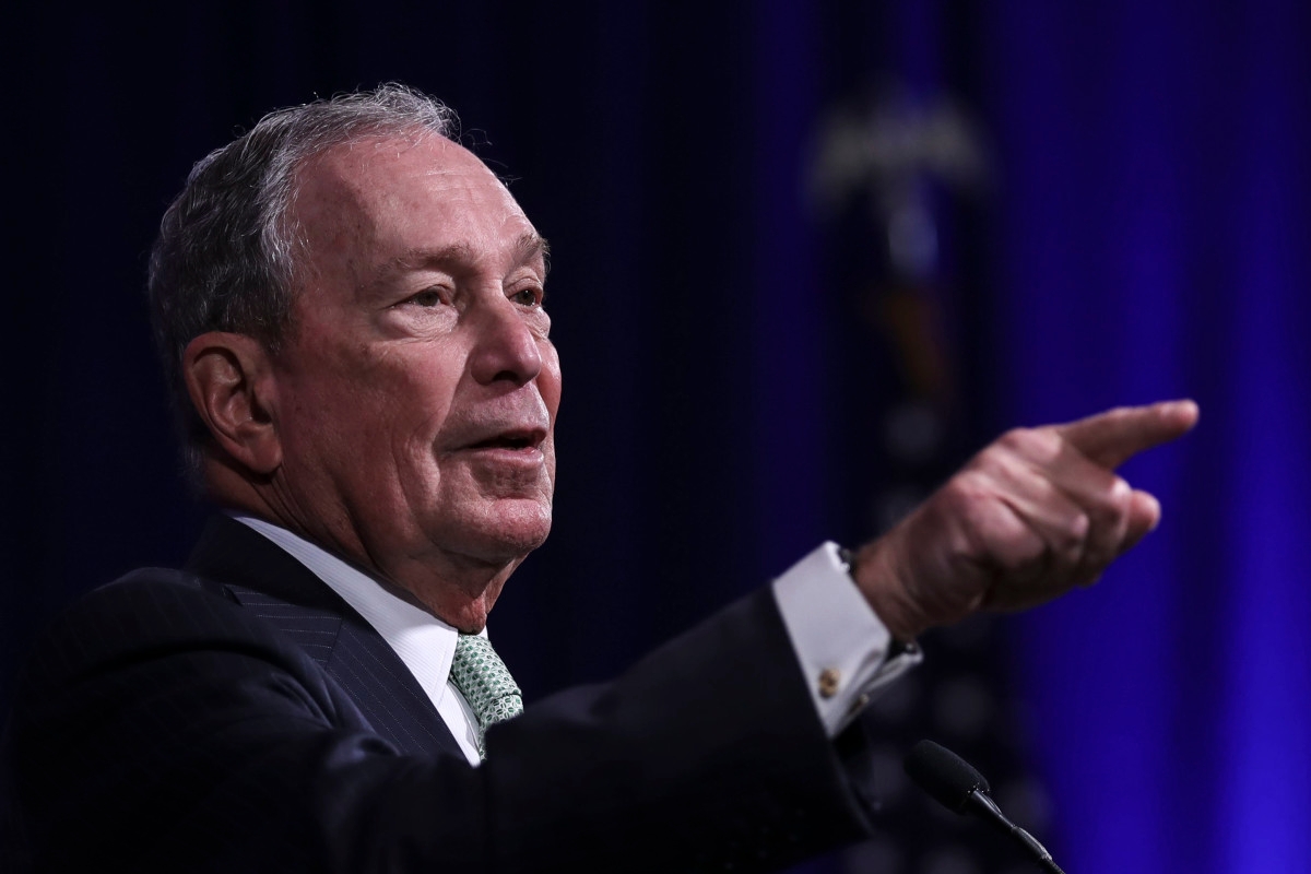 Billionaire Michael Bloomberg sends hard-nosed message on economy