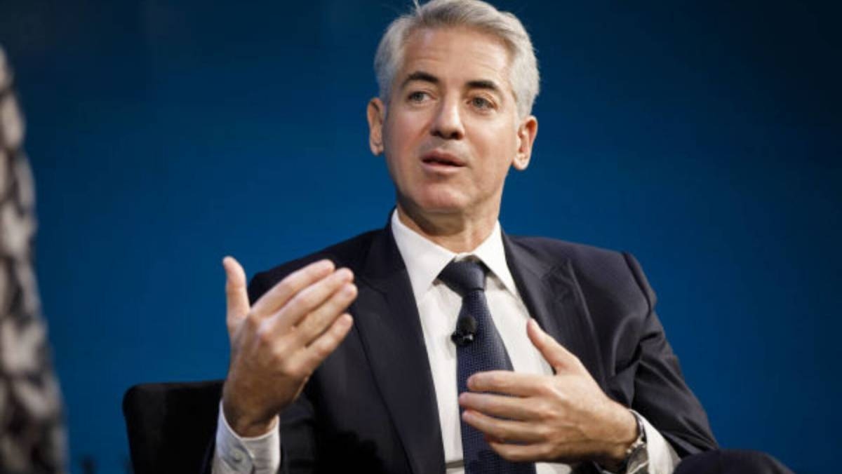 Billionaire Ackman has one-word message on stock market