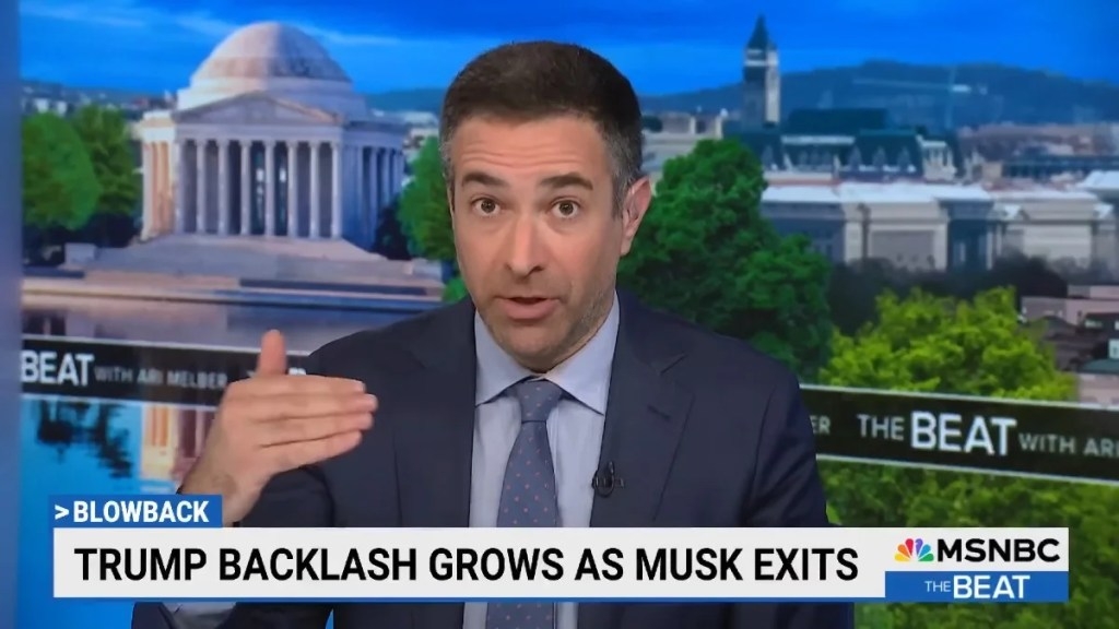 Ari Melber Argues Elon Musk Exit Shows Some Pressure Against Trump ‘Is Actually Working'