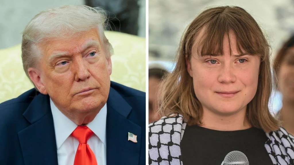 Trump Says ‘Israel Has Enough Problems Without Kidnapping Greta Thunberg,' Suggests Activist Seek Anger Management