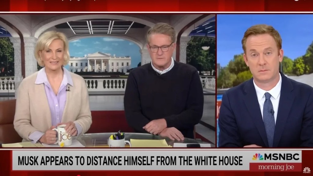‘Morning Joe' Mocks Elon Musk for ‘Desperately Trying' to Distance Himself From Trump