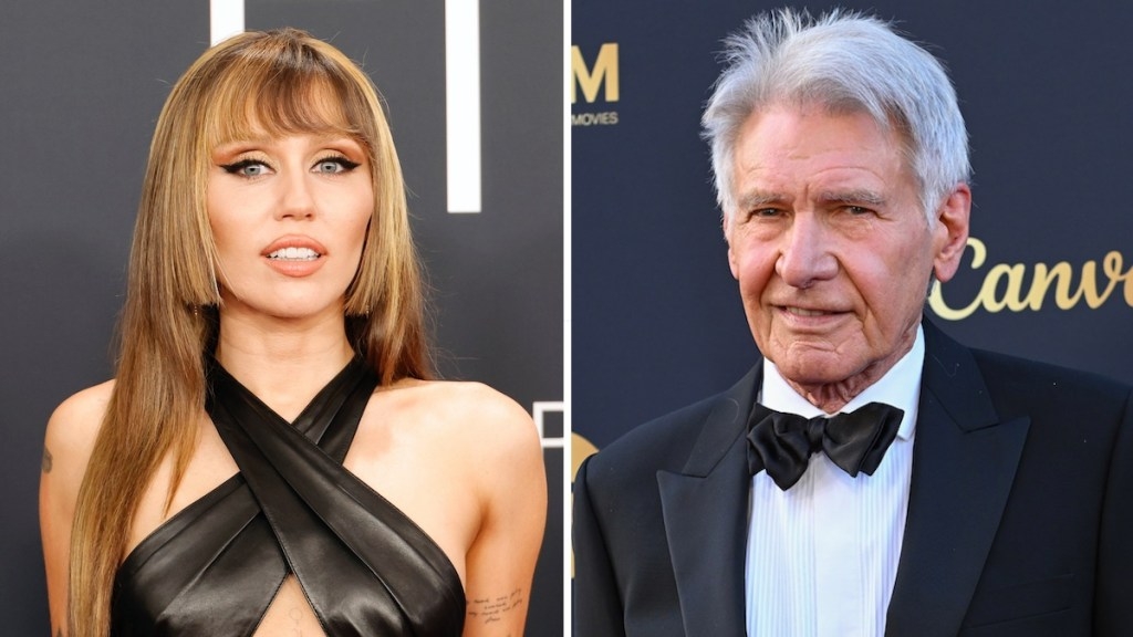 Harrison Ford Talked Miley Cyrus Out of Touring New Album Because Her Vision Was Too Expensive