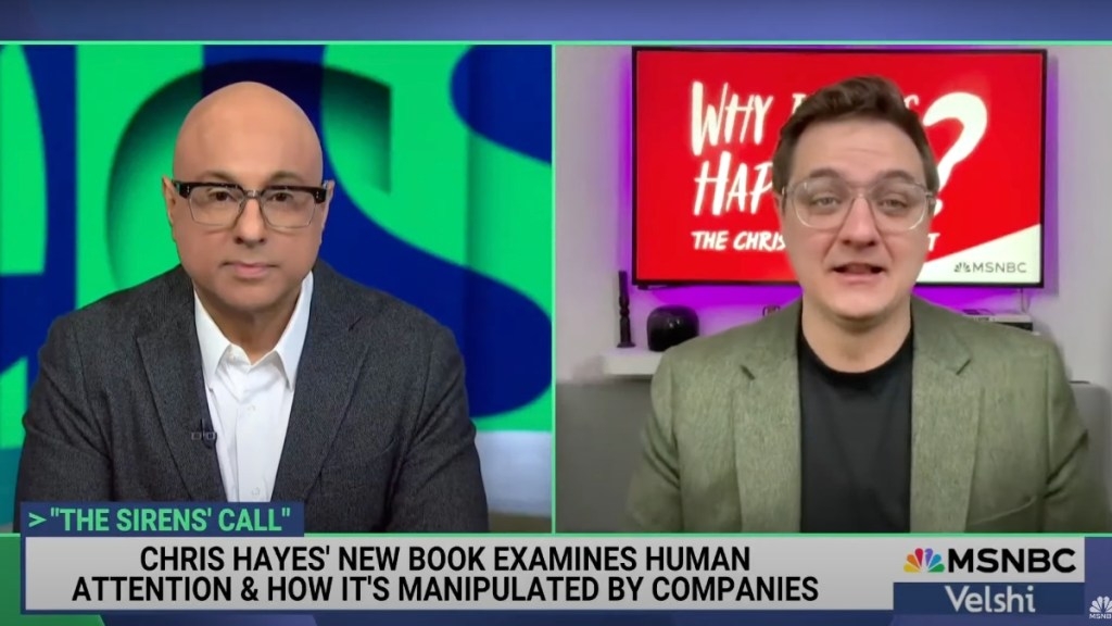 Chris Hayes: Trump, Musk Have ‘Attentional Dominance' and Everyone Else Should ‘Pull Back' From It