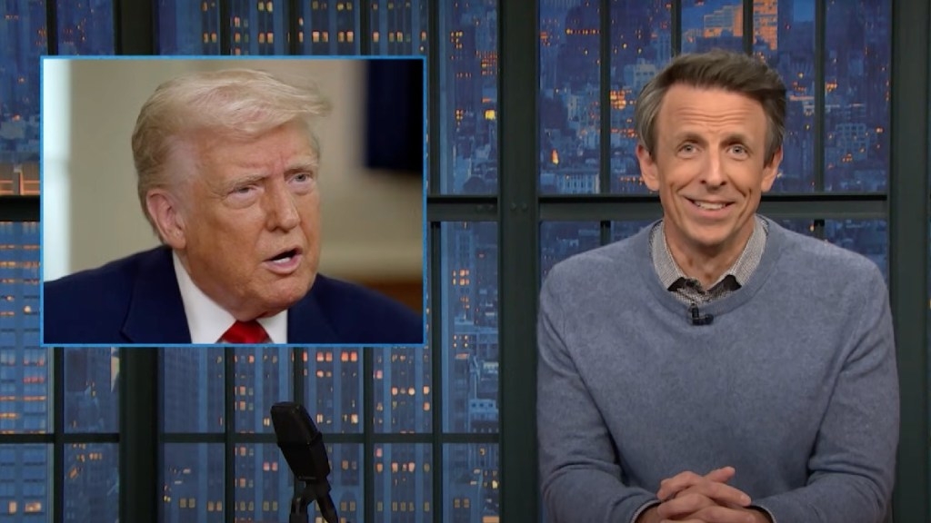Seth Meyers Says Trump ‘Changed My Mind' About His First 100 Days With ABC Interview