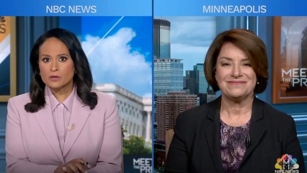 Amy Klobuchar Says ‘Politically Motivated' Minnesota Shootings Have a ‘Throughline to Abortion'