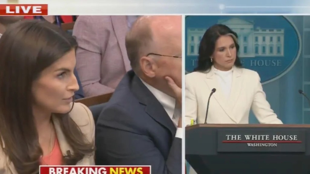 CNN's Kaitlan Collins Gets Into Heated Press Room Debate With Tulsi Gabbard: ‘The President Has Publicly Undermined Her'
