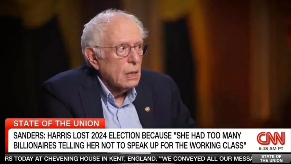 Bernie Sanders Says Influence of ‘Very Wealthy People' Caused Kamala Harris' Defeat in 2024: ‘Broken and Corrupt'