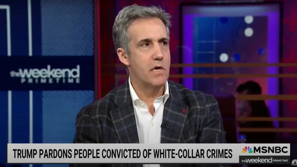 Michael Cohen Admits He'd ‘Selfishly' Accept Trump Pardon: ‘It Would Make My Life a Little Easier'