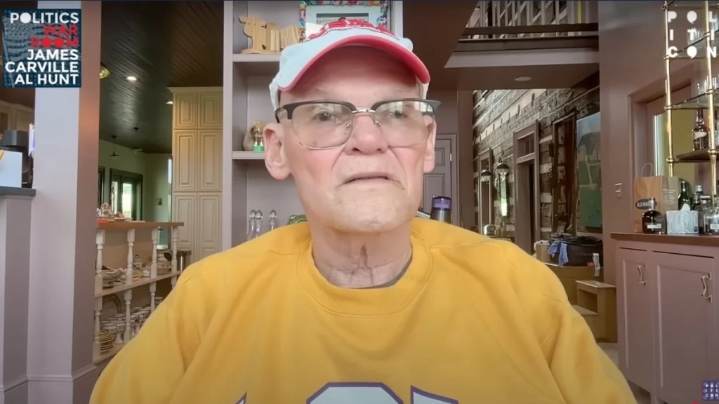 James Carville Blames Trump's ‘Idiot War' Plans on Syphilis: ‘Obviously Diminished Mental Skills'