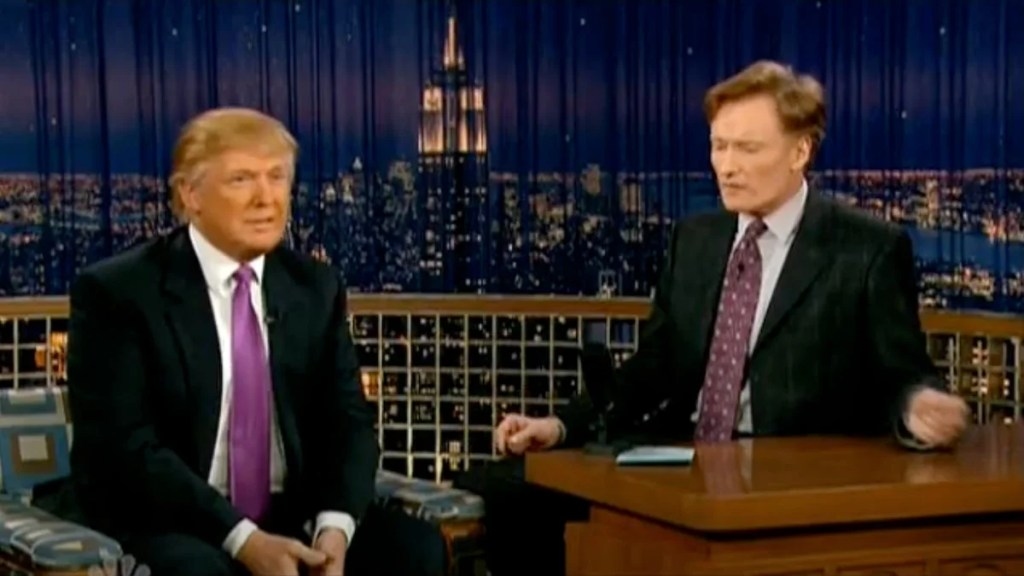 Conan O'Brien Recalls the Unscripted Moment When He Pulled a Condom Out of Trump's Pocket: ‘He Was Mad'