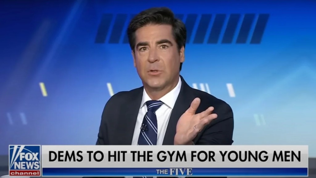 Jesse Watters Quotes Maya Angelou to Prove Democrats Should Go to the Gym to Get More Manly