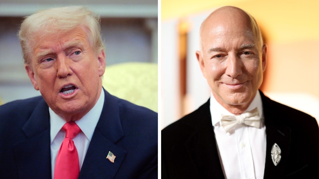 Trump Praises Jeff Bezos for ‘Trying to Do a Real Job' With Washington Post Overhaul