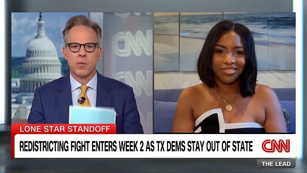 Jasmine Crockett Rebuts Texas Governor, Says Dems Breaking Quorum to Stop Gerrymandering Are ‘More Texan and More American'