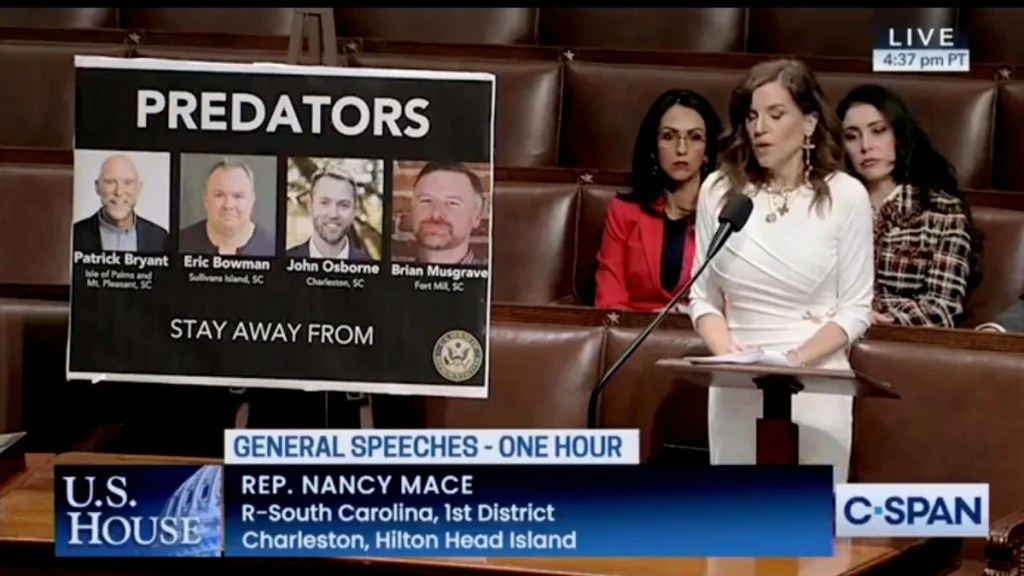 Nancy Mace Accuses 4 Men of Rape, Sexual Misconduct in Fiery House Floor Speech: ‘I'm Going Scorched Earth'