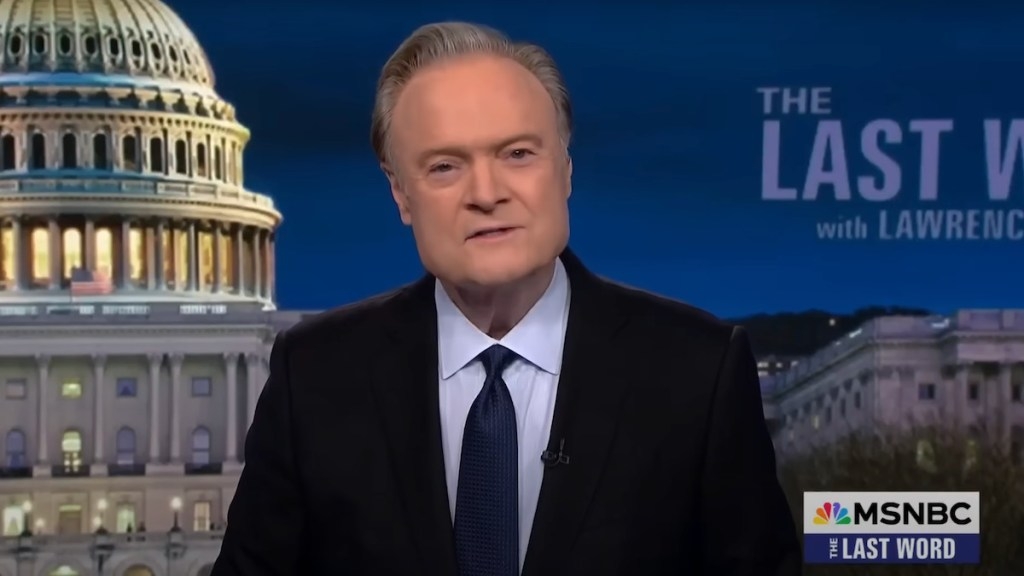 MSNBC's Lawrence O'Donnell ‘Exhausted' by Trump, Takes a Week Off From His Show