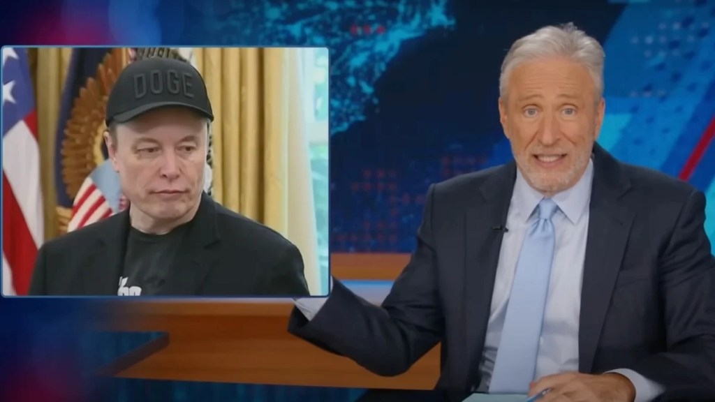 Jon Stewart Says DOGE Rooted Out ‘One of America's Least Efficient Government Workers' – Elon Musk