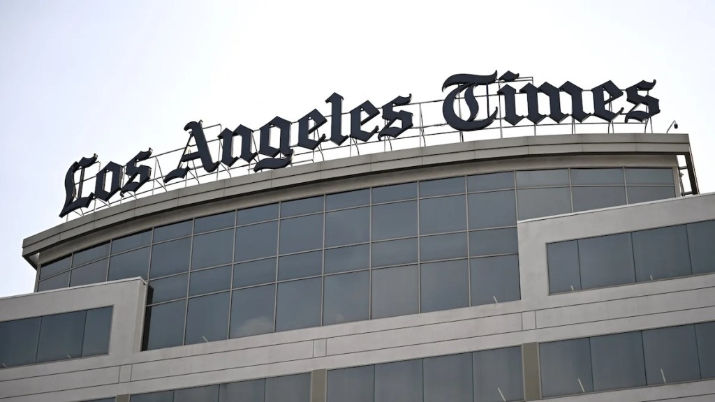 LA Times Embraces AI to Give ‘Political Rating' to Opinion Stories