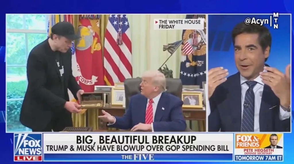 Maybe JD Vance Can Get Musk and Trump to ‘Patch Things Up', Jesse Watters Jokes