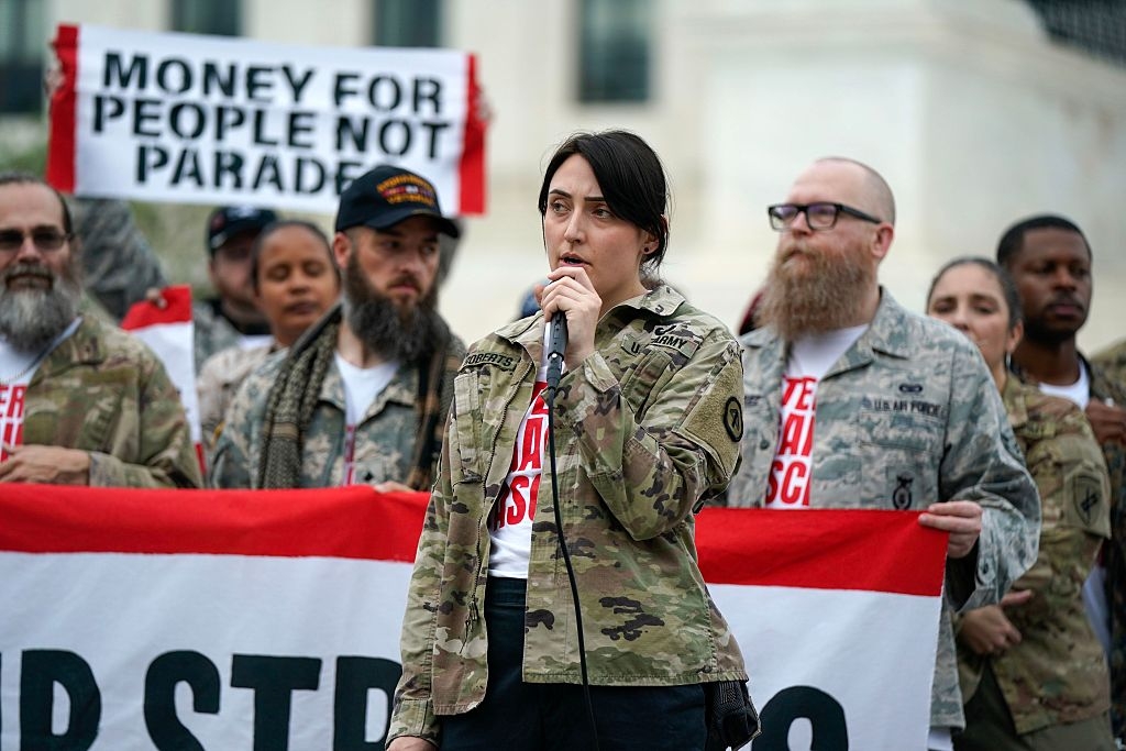 Veterans Speak Out Against Trump's Military Parade