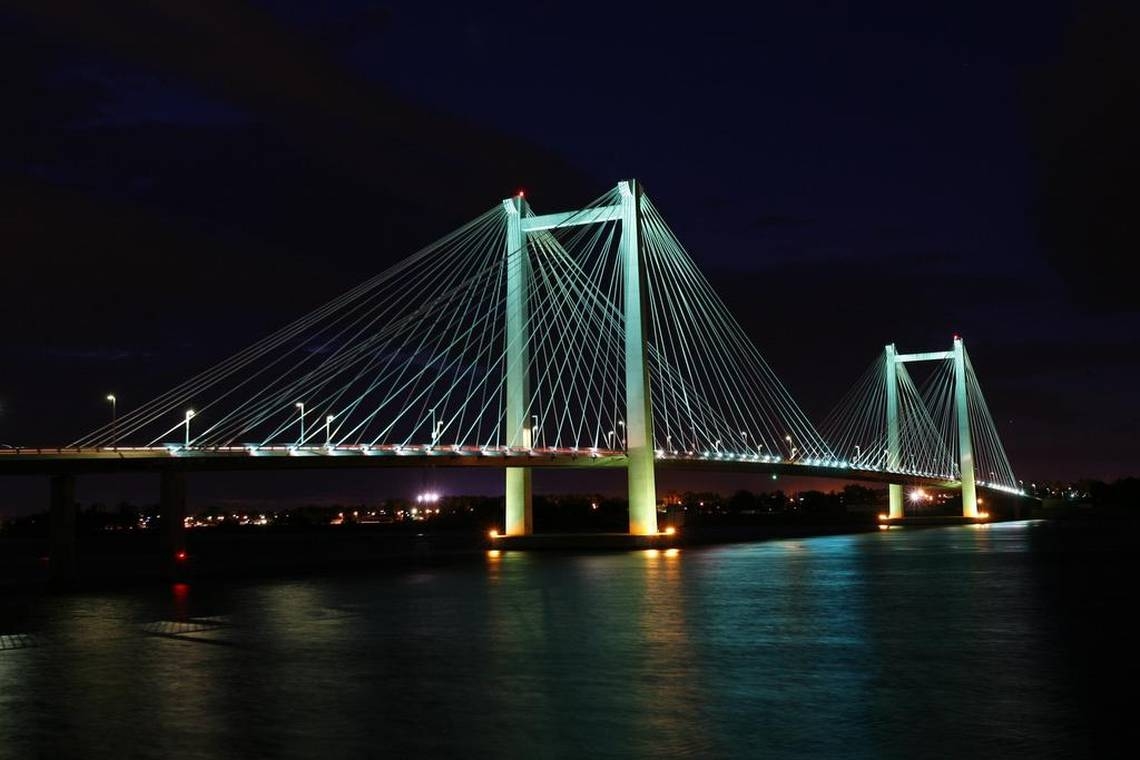Iconic Tri-Cities cable bridge about to turn 50. Time for a flashy makeover?