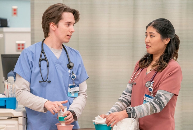 St. Denis Medical Cast, EP Weigh In on Serena-Matt Tension, Tease ‘Off the Rails' Season Finale — Watch