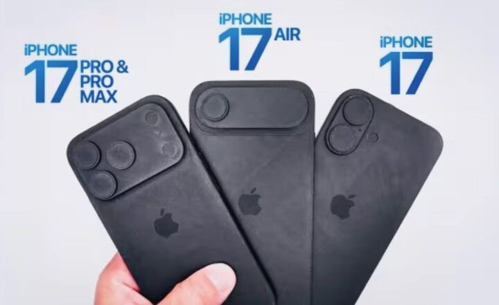 iPhone 17 實機模型曝光！Apple 蘋果設計大改款，傳 iPhone 17 Air 取代 Plus 版