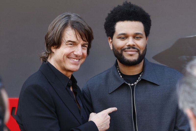 Look: The Weeknd supports Tom Cruise at 'Mission: Impossible - The Final Reckoning' premiere