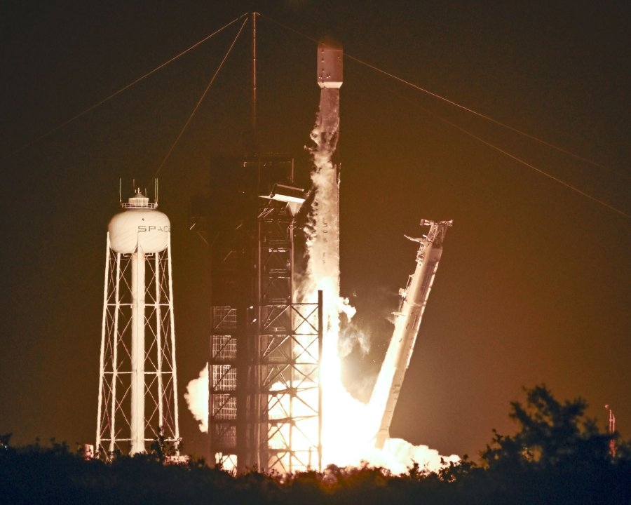 SpaceX launches more Starlink satellites into low-Earth orbit