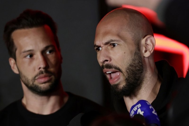 Tate brothers back in Romania to fight 'garbage' human trafficking allegations