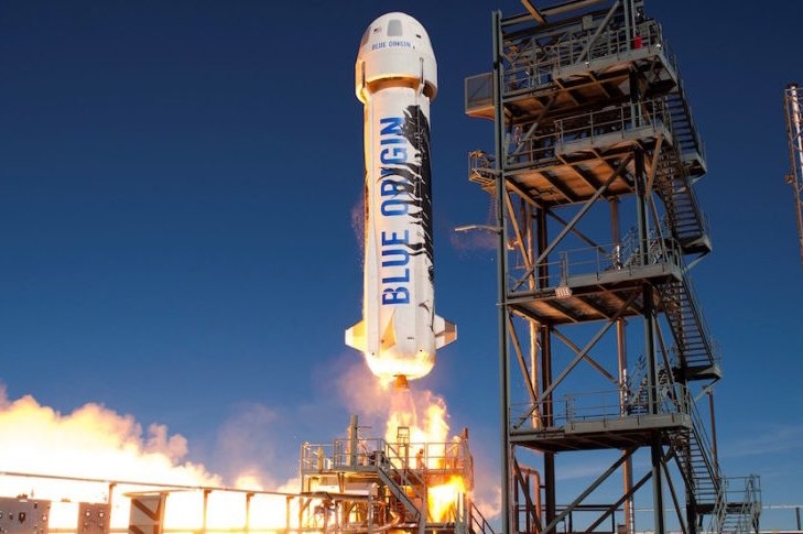 Blue Origin mission simulates moon gravity