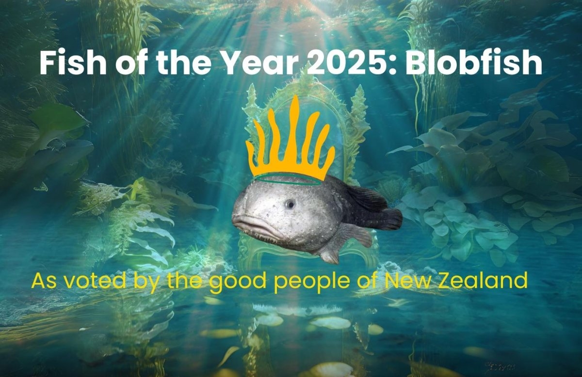 Blobfish named New Zealand's Fish of the Year 2025