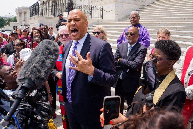 Democrats join faith leaders to denounce Trump's budget bill